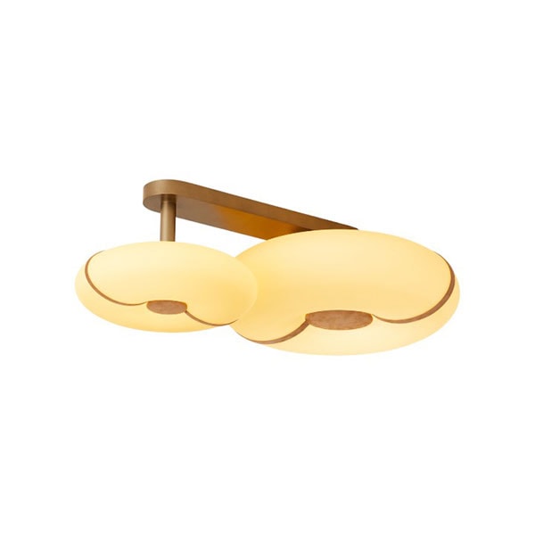 【TOOY】イタリア・デザイン照明「Bolina」シーリングライト（W828×D500×H253mm）