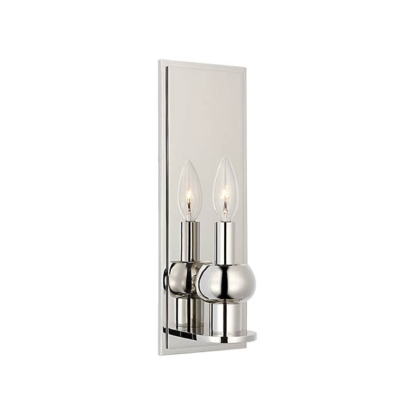 【Visual Comfort】アメリカ・ウォールライト「Comtesse Medium Sconce」1灯 シルバー（W127×D76×H356mm）