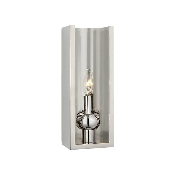 【Visual Comfort】アメリカ・ウォールライト「Comtesse Medium Shield Sconce」1灯 シルバー（W127×D76×H356mm）