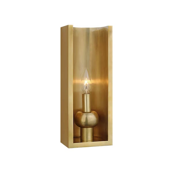 【Visual Comfort】アメリカ・ウォールライト「Comtesse Medium Shield Sconce」1灯 ゴールド（W127×D76×H356mm）