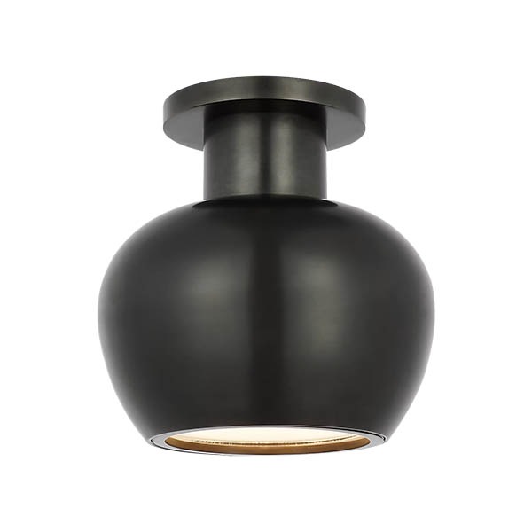 【Visual Comfort】アメリカ・デザイン照明 フラッシュマウント「Comtesse Monopoint Flush Mount」LED　ブロンズ（W178×H178mm）