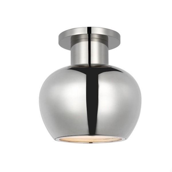 【Visual Comfort】アメリカ・デザイン照明 フラッシュマウント「Comtesse Monopoint Flush Mount」LED　シルバー（W178×H178mm）