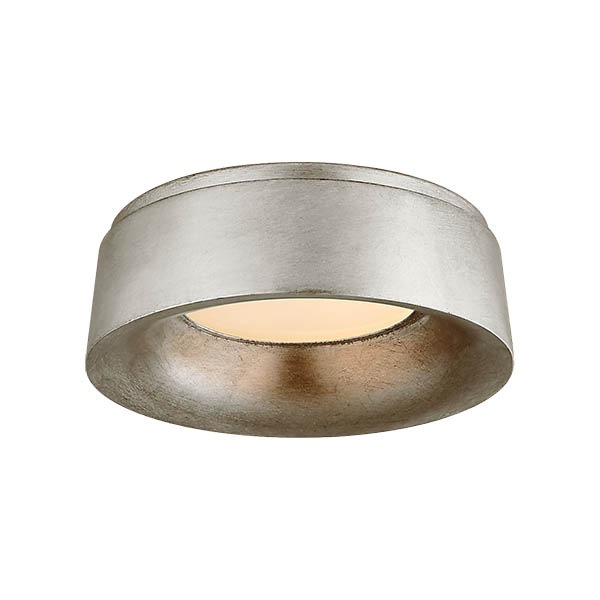 【Visual Comfort】アメリカ・デザイン照明 フラッシュマウント「Halo Small Flush Mount」LED　シルバー（W279×H102mm）