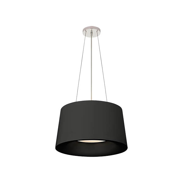 【Visual Comfort】アメリカ・デザイン照明 ペンダントライト「Halo Small Hanging Shade」2灯　ブラック（W483×H254mm）