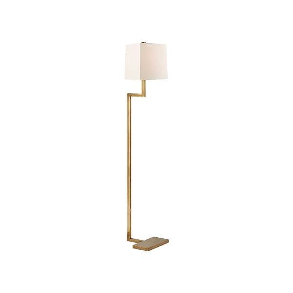 【Visual Comfort】アメリカ・フロアライト「Alander Floor Lamp」1灯　ゴールド (W229×D229×H1245mm)