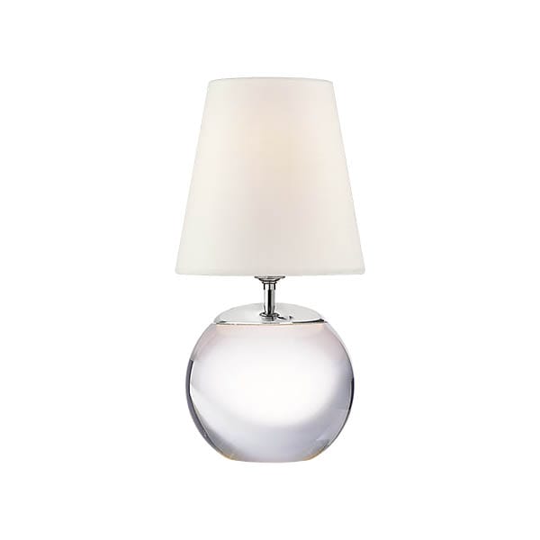 【Visual Comfort】テーブルライト 1灯 「Terri Round Accent Lamp」　クリア (W152×H305mm)