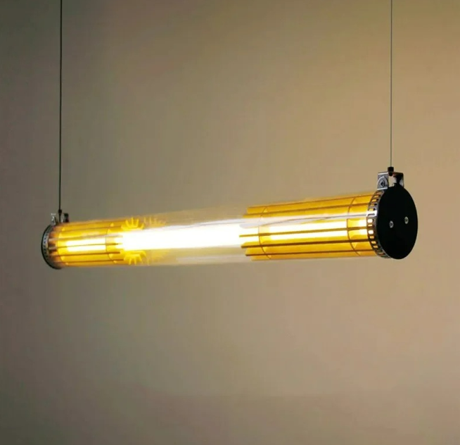 デザイン照明 ペンダントライト「Tubo」ロングチューブ ナチュラルウッド（W1000mm／W1200mm）