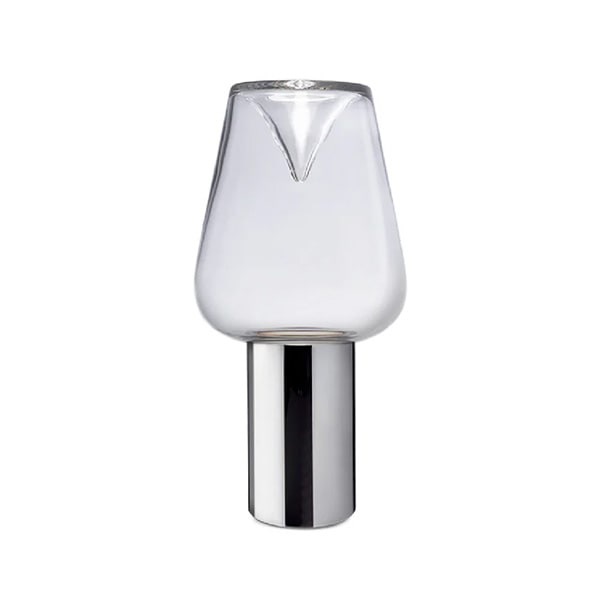 【LEUCOS】イタリア・デザイン照明「Aella」テーブルライト　クローム（φ172×H350mm）