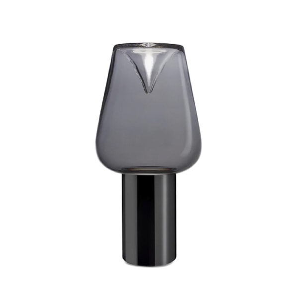 【LEUCOS】イタリア・デザイン照明「Aella」テーブルライト　グレー（φ172×H350mm）