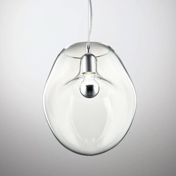 【LEUCOS】イタリア・デザイン照明「Lightbody」ペンダントライト　クリア（W250～300mm）