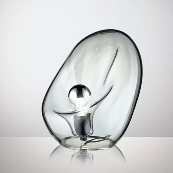 【LEUCOS】イタリア・デザイン照明「Lightbody」テーブルライト　クリア（W250～300mm）