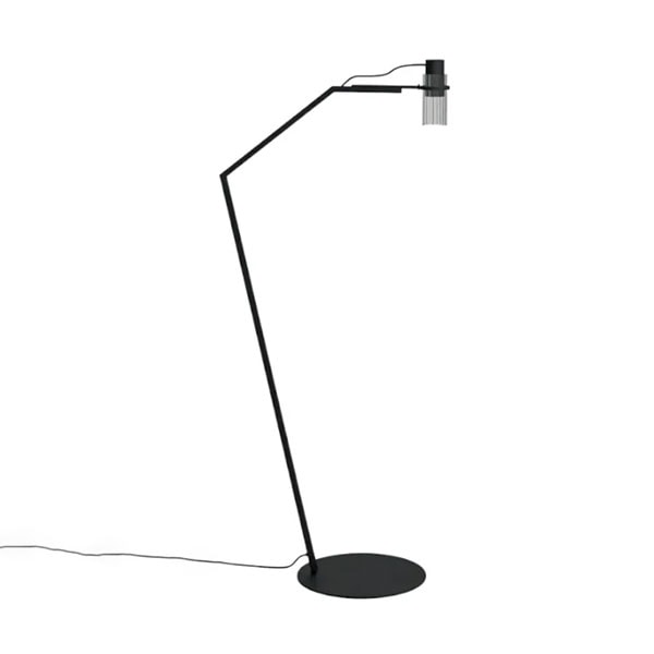 【TOOY】イタリア・デザイン照明「Lei」フロアライト　ブラック（W565×H1271mm）