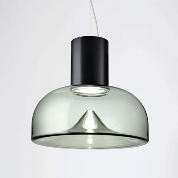 【LEUCOS】イタリア・デザイン照明「Aella」ペンダントライト　グレー（φ450×H397mm）