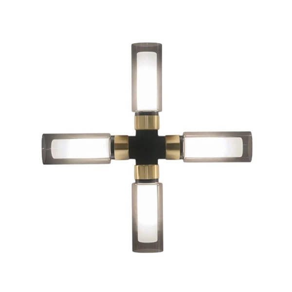 【TOOY】イタリア・デザイン照明「Osman」ウォールライト　ゴールド（W540×D140×H540mm）