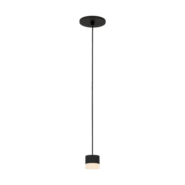 【Visual Comfort】アメリカ・デザイン照明 ペンダントライト「Gable Alabaster 1-Light Pendant」LED　ブラック（W51×H51mm）