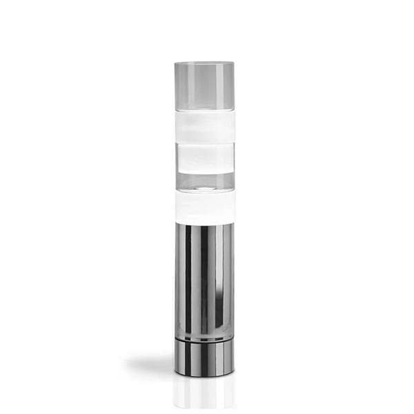 【LEUCOS】イタリア・デザイン照明「Stacking」フロアライト　シルバー（φ230×H1150mm）