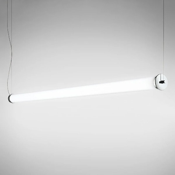 【LEUCOS】イタリア・デザイン照明「Stacking」ペンダントライト　クリア（φ75×W1850mm）