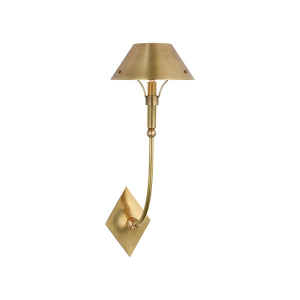 【Visual Comfort】アメリカ・ウォールライト「Turlington Large Sconce」1灯 ゴールド（W203×D305×H584mm）