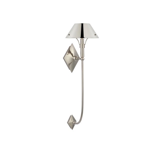 【Visual Comfort】アメリカ・ウォールライト「Turlington XL Sconce」1灯 シルバー（W203×D229×H762mm）