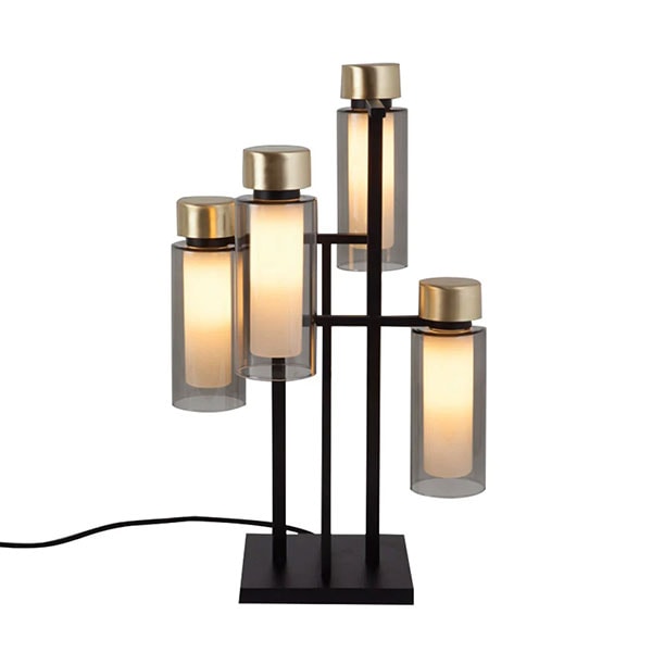 【TOOY】イタリア・デザイン照明「Osman」テーブルライト　ブラック（W350×H550mm）