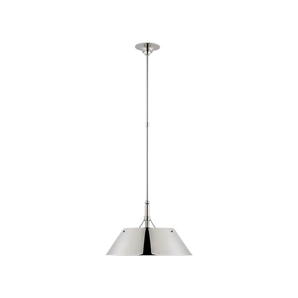 【Visual Comfort】アメリカ・デザイン照明 ペンダントライト「Turlington Large Pendant」3灯　シルバー（W457×H279mm）