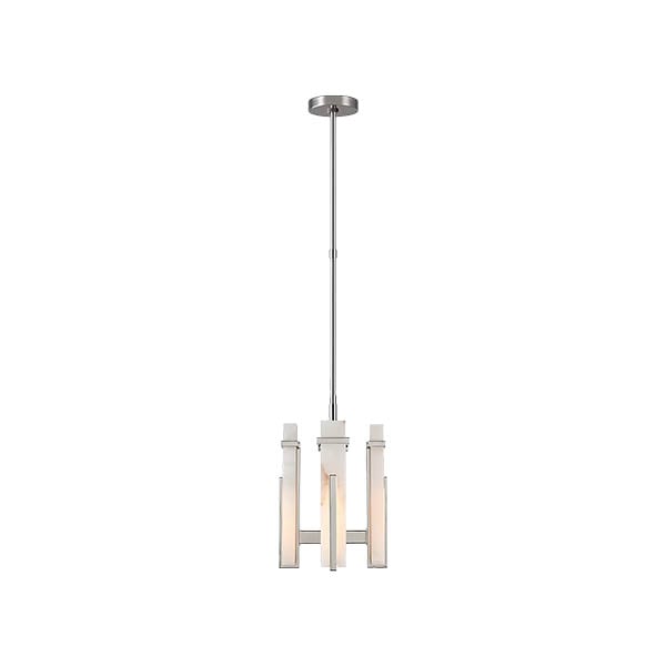 【Visual Comfort】アメリカ・デザイン照明 ペンダントライト「Malik Small Chandelier」LED　シルバー・ホワイト（W305×H457mm）