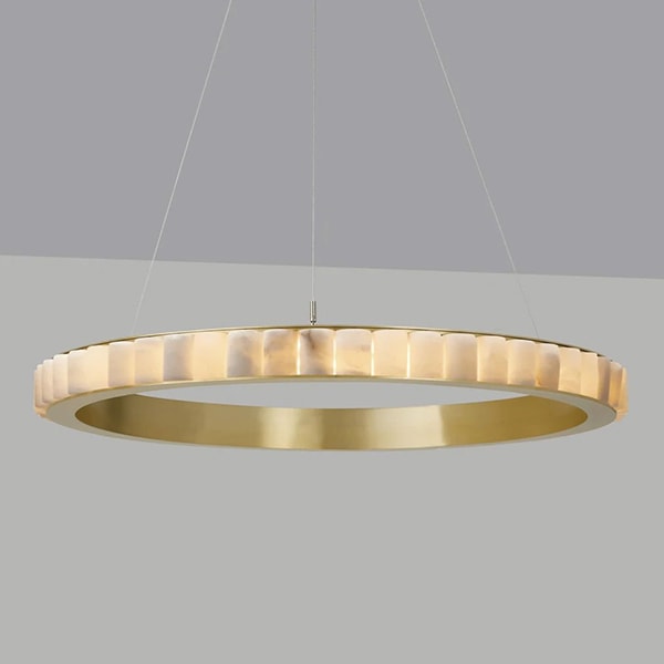 【CTO Lighting】イギリス・デザイン照明「Avalon Large」ペンダントライト　ゴールド（φ1010×H70mm）