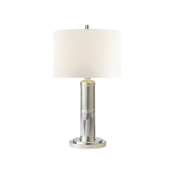 【Visual Comfort】テーブルライト 2灯 「Longacre Small Table Lamp」　シルバー (W229×H406mm)
