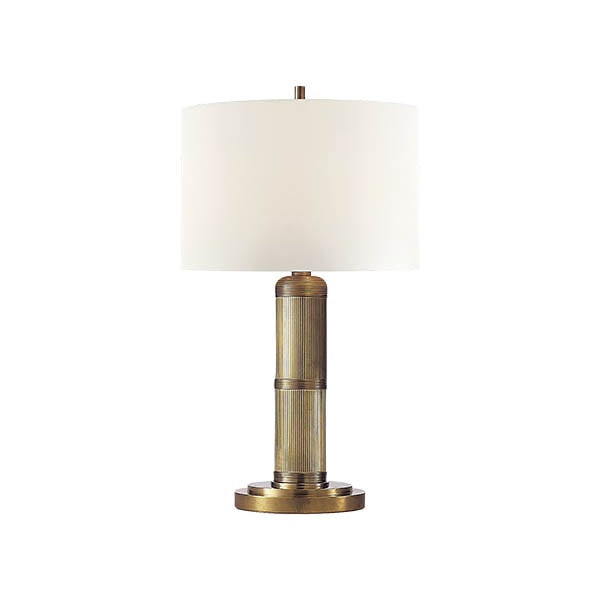 【Visual Comfort】テーブルライト 2灯 「Longacre Small Table Lamp」　ゴールド (W229×H406mm)