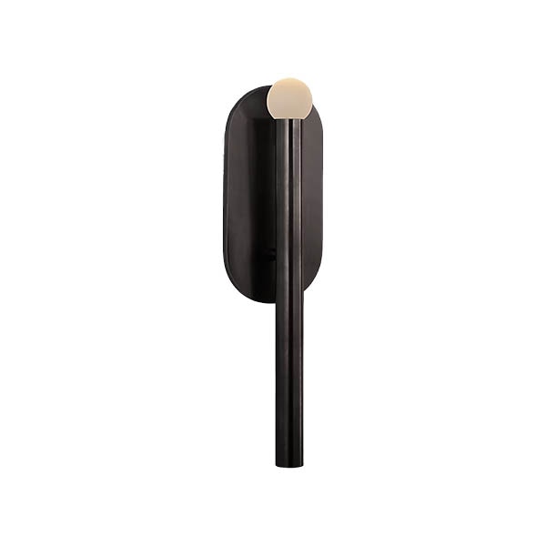 【Visual Comfort】アメリカ・ウォールライト「Rousseau Medium Bath Sconce」LED ブロンズ・エッチングクリスタルオーブ（W108×D83×H394mm）