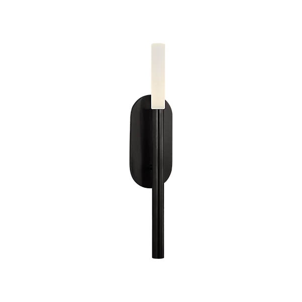 【Visual Comfort】アメリカ・ウォールライト「Rousseau Medium Bath Sconce」LED ブロンズ・エッチングクリスタル（W108×D76×H508mm）