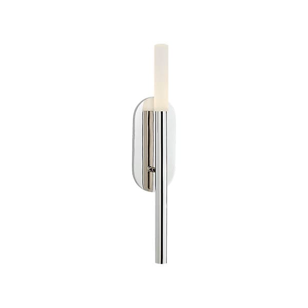 【Visual Comfort】アメリカ・ウォールライト「Rousseau Medium Bath Sconce」LED シルバー・エッチングクリスタル（W108×D76×H508mm）