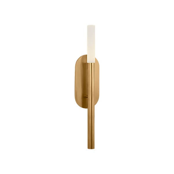 【Visual Comfort】アメリカ・ウォールライト「Rousseau Medium Bath Sconce」LED ゴールド・エッチングクリスタル（W108×D76×H508mm）
