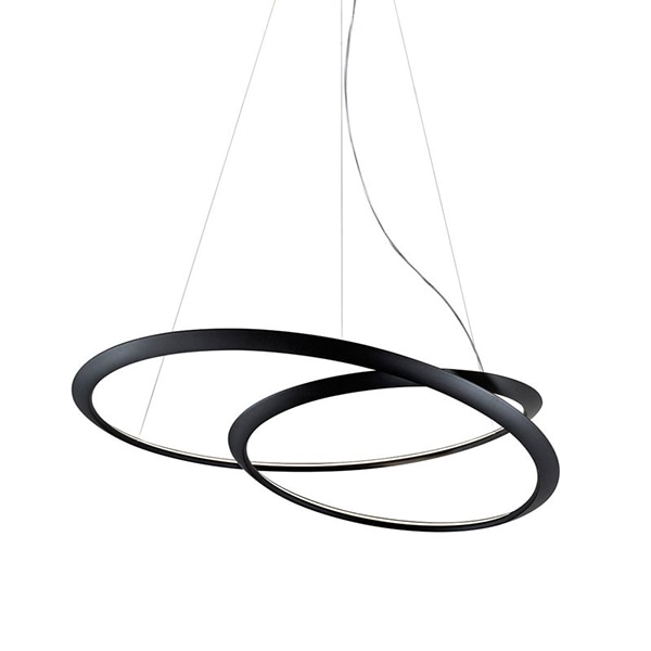 【Nemo Lighting】イタリア・デザイン照明「Kepler」ペンダントライト　ブラック（φ1100×H400mm）