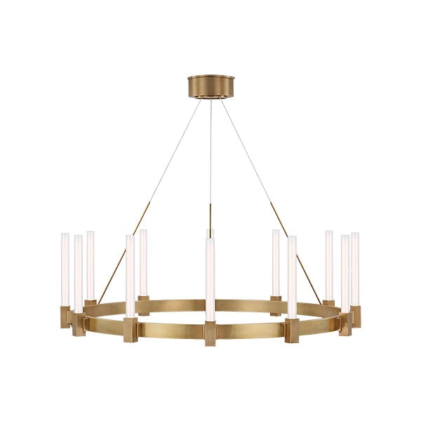 【Visual Comfort】アメリカ・デザイン照明 シャンデリア「Mafra Large Chandelier」LED　ゴールド（W914×H292mm）