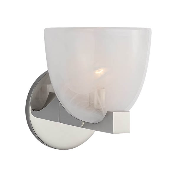 【Visual Comfort】アメリカ・ウォールライト「Carola Single Sconce」1灯 シルバー（W152×D178×H184mm）