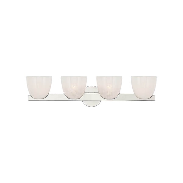 【Visual Comfort】アメリカ・ウォールライト「Carola 4-Light Bath Sconce」4灯 シルバー（W762×D178×H184mm）