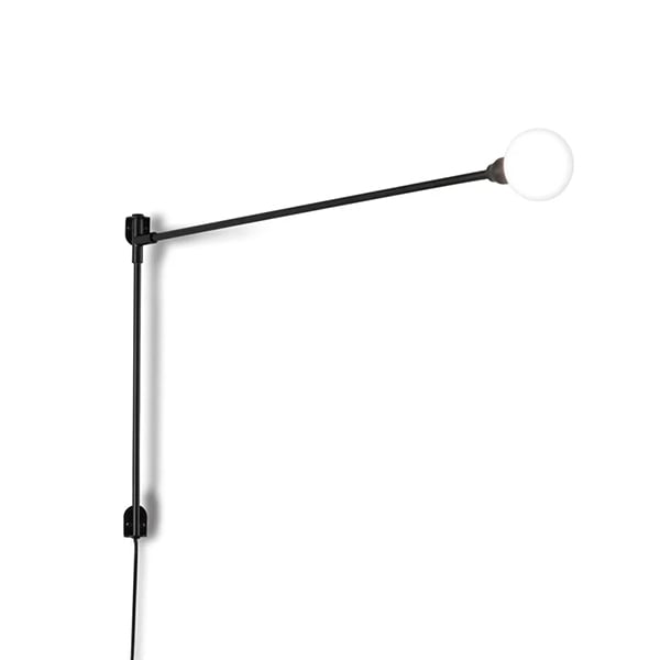 【Nemo Lighting】イタリア・デザイン照明「Potence Pivotante Mini」ウォールライト　ブラック（W1000×H500mm）