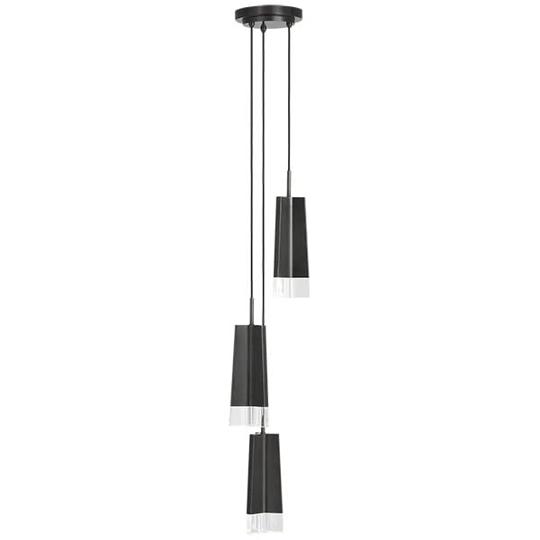 【Visual Comfort】アメリカ・デザイン照明 ペンダントライト「Matcha 3 Light Pendant」LED　ブロンズ（W248×H400mm）