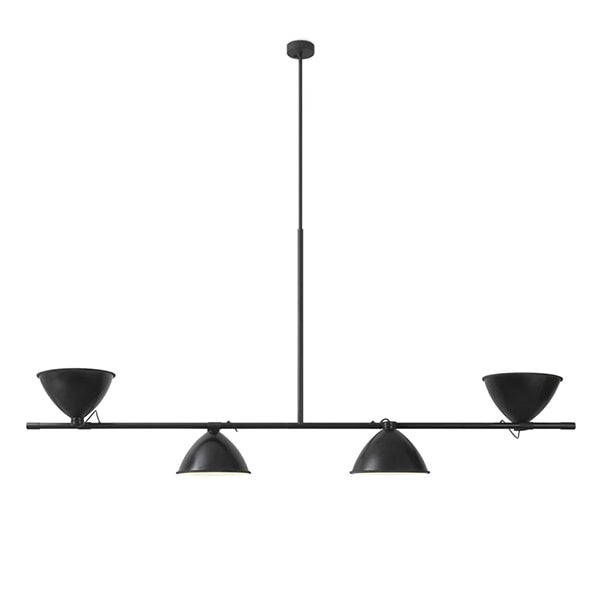 【Nemo Lighting】イタリア・デザイン照明「LBB01」ペンダントライト　ブラック（W2120×D420×H900mm）