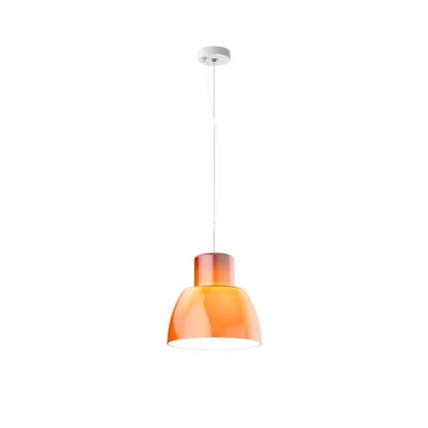 【Nemo Lighting】イタリア・デザイン照明「Lorosae」ペンダントライト　オレンジ（φ200×H190mm）