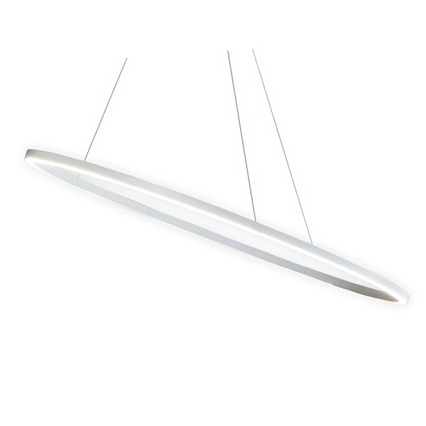 【Nemo Lighting】イタリア・デザイン照明「Ellisse Minor」ペンダントライト　ホワイト（W960×D400mm）