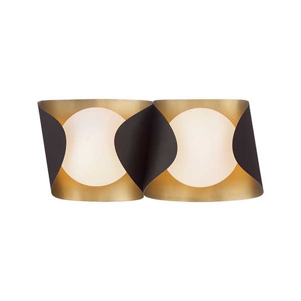 【Minka-Lavery】アメリカ・ウォールライト「Flare」ブロンズ／ゴールド（W413×D178×H203mm）