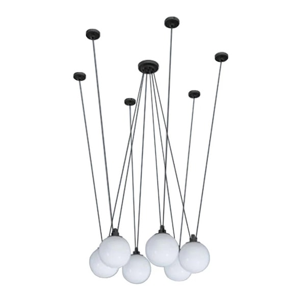 【DCW editions】フランス デザイン照明 ペンダントライト「Les Acrobates De Gras No.326」6灯（φ175／250mm）