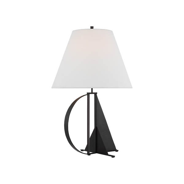 【Visual Comfort】テーブルライト 1灯 「Auxerre Large Blacksmith Table Lamp」　ブラック (W508×H800mm)