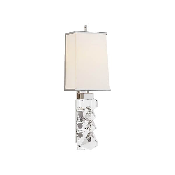【Visual Comfort】テーブルライト 2灯 「Argentino Large Sconce」　シルバー (W165×H565mm)