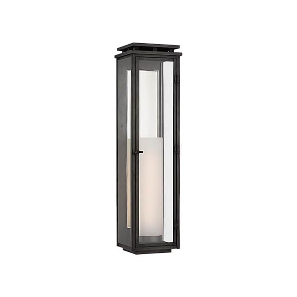 【Visual Comfort】アメリカ・ウォールライト「Cheshire Tall 3／4 Wall Lantern」1灯 ブラック（W191×D165×H705mm）