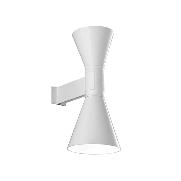 【Nemo Lighting】イタリア・デザイン照明「Applique De Marseille Mini」ウォールライト　ホワイト（φ120×D196×H270mm）