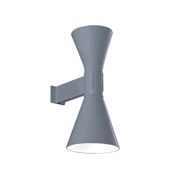 【Nemo Lighting】イタリア・デザイン照明「Applique De Marseille Mini」ウォールライト　グレー（φ120×D196×H270mm）