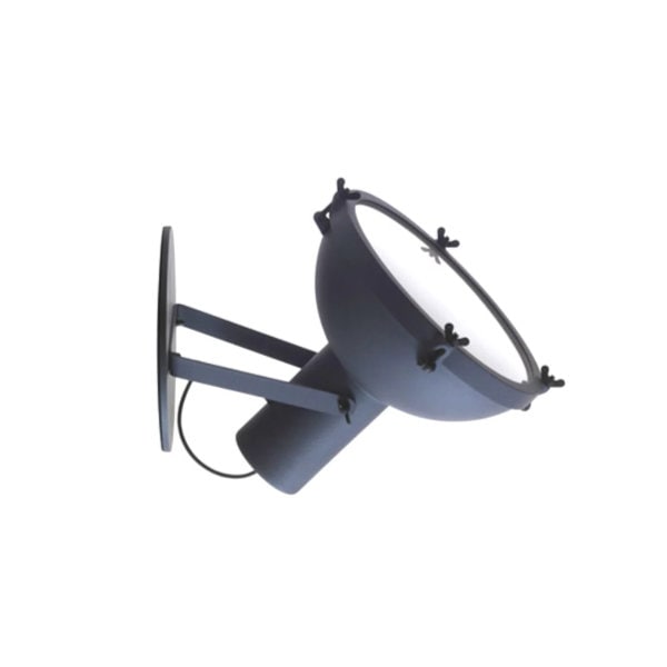【Nemo Lighting】イタリア・デザイン照明「Projecteur 365」ウォールライト　ブルー（φ360×H500mm）